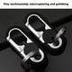 thumbnail image 3 of Cadena de Llave de Automóvil para Hombres, Buena Elasticidad de Metal de Doble Anillo Llavero Pulido Fino Resistente Al Desgaste para Las Llaves Colgantes Herramient de Bits, 3 of 7
