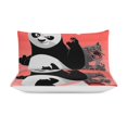 thumbnail image 3 of Kung Fu PandaCartoon Collection 3-Piece Comforter Set, Personalized Bedding Decor for Kids And Teens (86"x70"+ 20 X 30in), 3 of 8