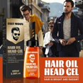 thumbnail image 2 of Gel fijador para hombre 2 en 1 con peine incorporado, cera capilar de fijación fuerte y brillo bajo, 3 unidades., 2 of 5