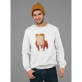 thumbnail image 2 of Bulldog Design Sweatshirt Men -Image by Shutterstock, Male Small, 2 of 4