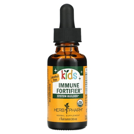 Herb Pharm Kid s Immune Fortifier  System Builder  Alcohol Free  1 fl oz (30 ml)  Herbal Supplements
