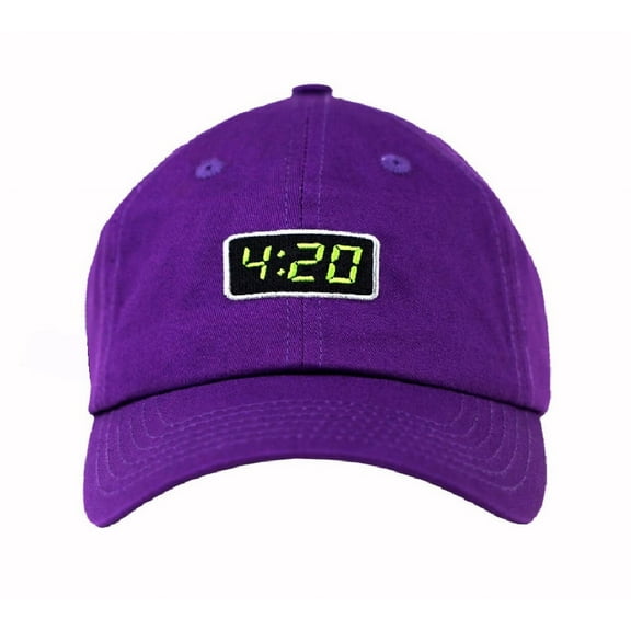 Leaf Pattern Green Garden Flowers Weed 4:20 Cap Hat