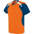 thumbnail image 2 of High Five M Youth Tempest Soccer Jersey ORANGE/NAVY/WHITE 322711, 2 of 2