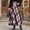 Gray, variant on A Line Skirts For Women Thick Plaid Pattern Long Flowing Skirt High Waist Back Elastic Casual Holiday Wear