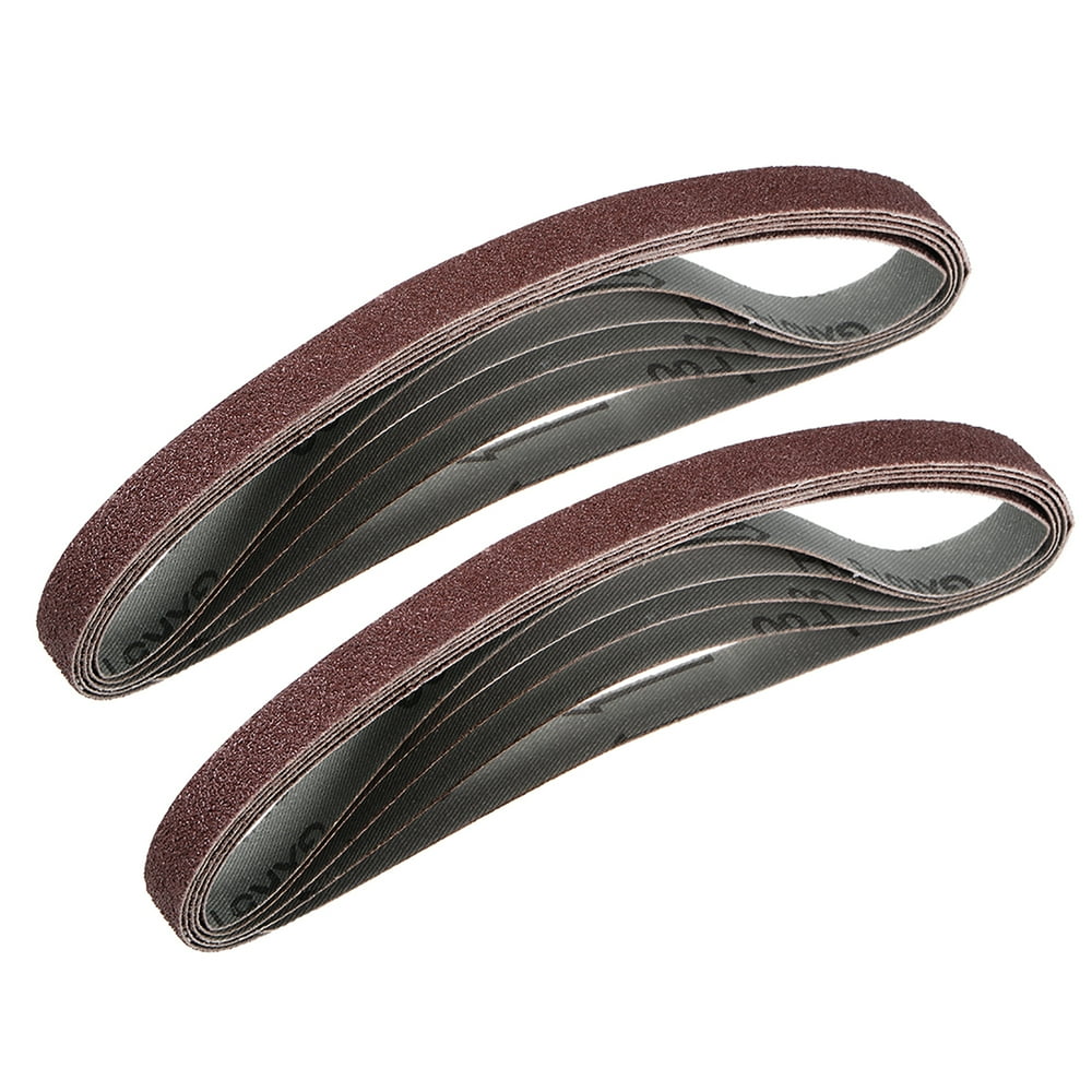 1/2inch X 18inch Sanding Belt 80 Grits Aluminum Oxide Sand Belts