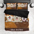 thumbnail image 2 of La vida es mejor con perros - Juego de cama personalizado para perros, 2 of 5