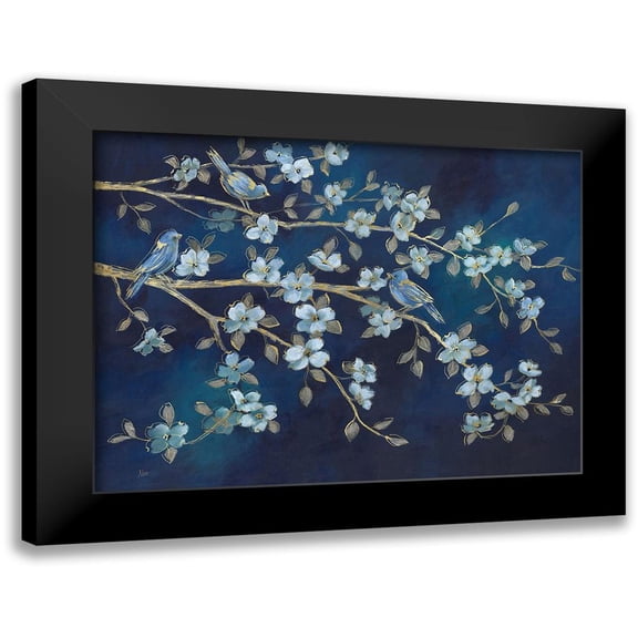 Nan 14x12 Black Modern Framed Museum Art Print Titled - Bluebird Conference