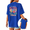 Blue, variant on Women's Green Mental Health T-Shirts Retro Smiley Face Graphic Short Sleeve Crewneck Tops
