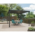 thumbnail image 6 of Palram - Canopia Milano 3000 10' x 10' Polycarbonate/Aluminum Gazebo - Gray/Bronze, 6 of 8