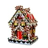 Kurt Adler 8 5/8-Inch Claydough and Metal Candy House with C7 UL Lighted Decorations