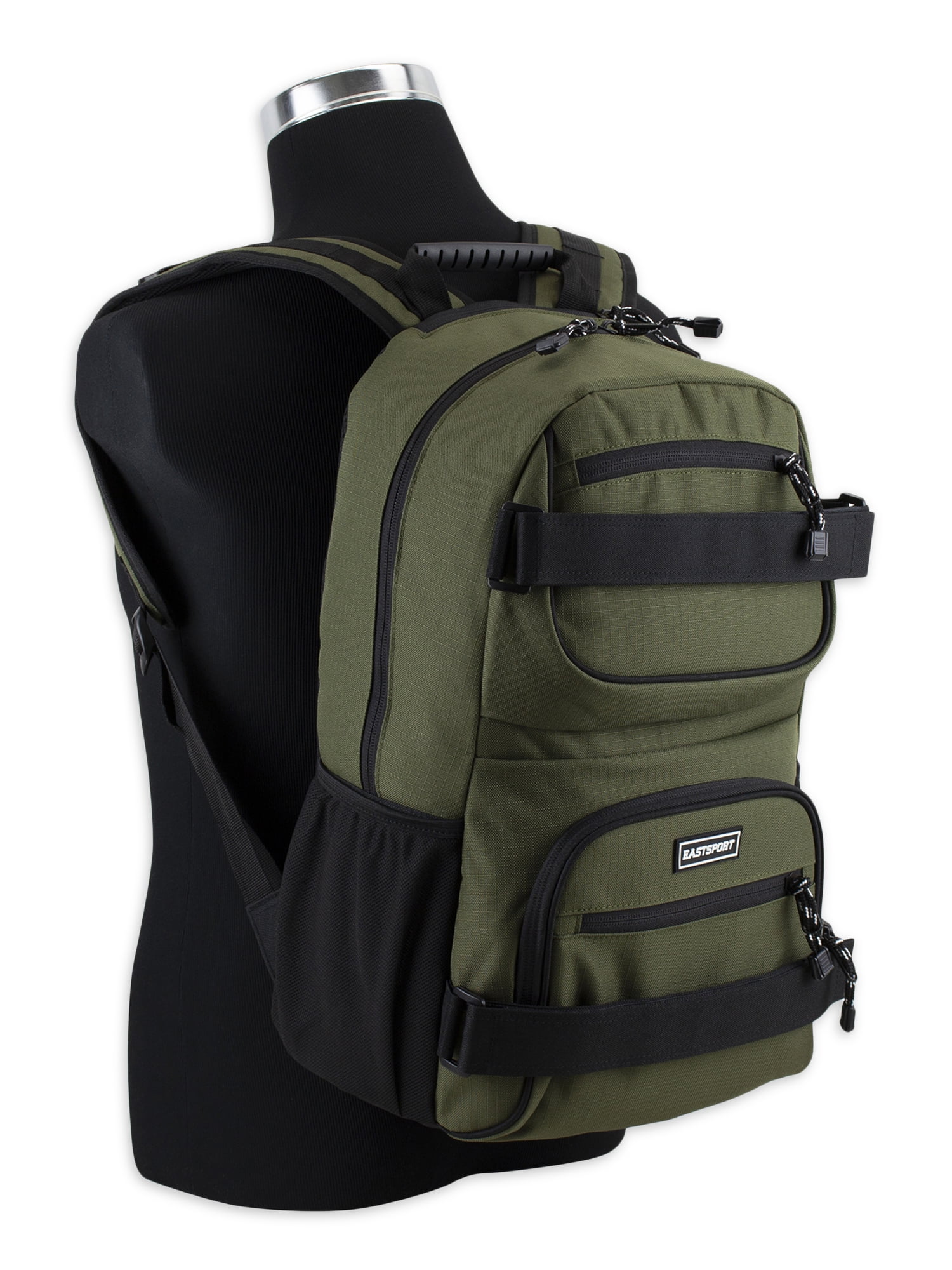 Eastsport Unisex Skatepark Laptop Backpack, Olive