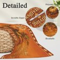 thumbnail image 4 of Happy Thanksgiving Body Pillow Cover 20x54, Fall Pumpkins Harvest Autumn Vintage Decorative Pillowcase with Zipper, Microfiber Pillow Protector, Soft Breathable Long Lumbar Pillowcases for Women, 4 of 9