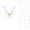 B, variant on Initial Necklaces for Women Men A-Z Gold Pendant Necklace Personalized Name Charm Necklace Fashion Jewelry Accessories Gift