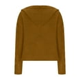 thumbnail image 4 of Oplxuo Women Open Front Cardigan Cable Knit Sweater Soft Slouchy Casual Long Sleeve Coats Outerwear to Wear with Shirt Blouse, 4 of 5