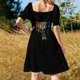 thumbnail image 5 of Vestido de manga corta Journey Band vestido de verano vestidos de verano para mujer vestidos de verano Vestido de noche de mujer, 5 of 7