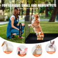 thumbnail image 3 of Parque infantil para perros VEVOR, 4 paneles, 60 x 90 cm, metal para interiores y exteriores, 3 of 9