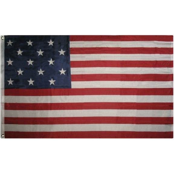 3x5 American 15 Stars Star Spangled Premium Flag Banner Grommets Polyester 100D