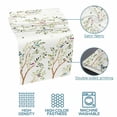 thumbnail image 5 of Spring Plants Bed Runner for Queen Size Bed, Watercolor Tree Funny Birds Brown Branches Farmhouse Soft Bedding Scarf Bedding Protector Slipcover Sofa Throw for Bedroom Hotel Guesthouse, 5 of 8