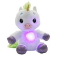 thumbnail image 3 of Happy Nappers: Lullabrites Unicorn - Musical Light Up Bedtime Plush - White & Green - Plays 3 Lullabies, Soft Animal, Day & Night Soothing Toy, Kids, 3 of 10