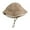 Khaki, variant on Kids Hats & Caps Title Kids Adjustable Chin Strap Sun Hats Summer Spring Sun Hat Patchwork Color Outdoor Beach Bucket Cap