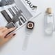 thumbnail image 2 of Correas de reloj grises Apple Watch Band 42 mm 44 mm 45 mm, correa deportiva de silicona suave transparente cristalina iWatch para Apple Watch 8/7/SE/6/5/4/3, 2 of 5
