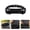 Black, variant on Hydration Running Belt with 2 Water Bottles, Waterproof Waist Pack, Adjustable for Hiking Cycling