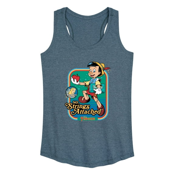 Pinocchio - No Strings Attached - Women's Racerback Tank Top