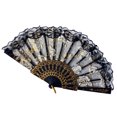 thumbnail image 5 of Jierger Clearance Folding Fans Handheld Fans Bamboo Fans Women's Hollowed Bamboo Hand Holding Fan for 1920s Costume Wedding Dancing Tea Party, 5 of 6