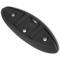 Greenadscape 1 Set Marine Use Boat Cleat with Rope Fixing Function in Black Color 5.1x2x0.4in