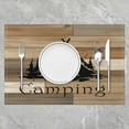 thumbnail image 2 of Camping Table Place Mats 18"x12" Camper Placemats Set of 4 Bonfire Placemat for Kitchen Dining Table Decor Indoor Outdoor RV Camping Decor Table Place Mats, 2 of 4