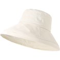 thumbnail image 2 of CoCopeaunts Classic Wide Brim Bucket Hat Women Summer Outdoor Travel Fisherman Hat Ladies Casual Sun Protection Beach Hats, 2 of 8