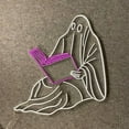 thumbnail image 4 of Glowneon Ghost Read Book Neon Sign, Halloween Long-lasting Decor, 4 of 4