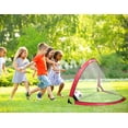 thumbnail image 5 of Collapsible Soccer Goal Set of 2 with Travel Bag - Ultra Portable 4 Foot Instant Pop Up Football Goal Nets for The Beach| Playground | Backyard | Camping - Kids Soccer Training Nets, 5 of 6