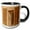Black/White, variant on 3drose, Morocco, Marrakech. Badii Palace, 11oz Two-tone Black Mug