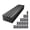 Grey 983, variant on 72.8in Metal Roof Panel 25 PCS Galvanized Steel Roofing for Outdoor Patio Garage Shed Waterproof Gray