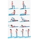 thumbnail image 2 of Bandas elásticas de ejercicio de látex natural, DD Yoga Fisioterapia Fitness Estiramiento Entrenamiento muscular Sin bandas de resistencia Azul y verde, 2 of 4