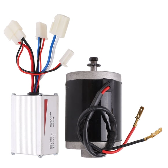 Electric Bike Brushed Motor Set, 12V Aluminum Alloy 3 Wire Electric Bike Motor Kit For Maintenance