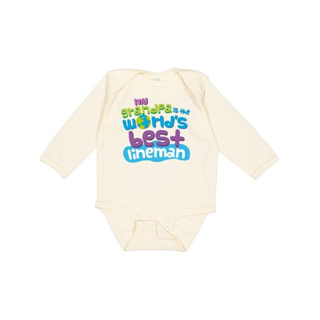 

Inktastic Lineman Grandpa Gift Baby Boy or Baby Girl Long Sleeve Bodysuit