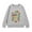 Y-Grey4, variant on WOYY Girls Hanukkah Menorah Sweatshirt Graphic Warm Crewneck Pullover Sweatshirts
