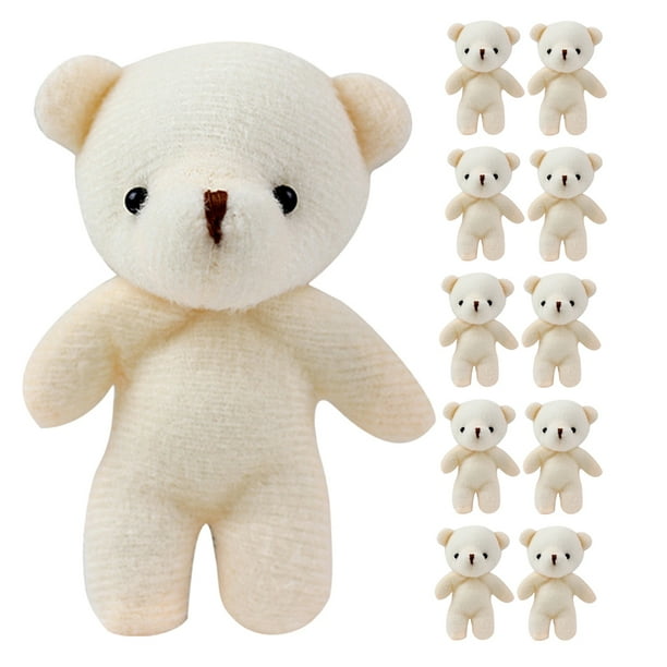 15 piezas de peluche con forma de osito, llavero o colgante.