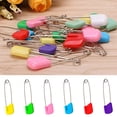 thumbnail image 4 of Clearance Sale! 20Pcs Baby Child Cloth Nappy Di Aper Pins Locking Holder Colorful Buttons Practical Home Decor 1.6", 4 of 7