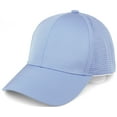 thumbnail image 3 of Daxton Air Cool Tech Hat Ventilated Micro Holes Structured High Profile Baseball Cap, Light Blue, 3 of 7