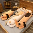 thumbnail image 2 of Almohada de peluche gigante y suave de algodón con forma de perro, para mascotas, para dormir durante mucho tiempo, como regalo para novia, 2 of 5