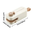 thumbnail image 2 of Portable Mini Sealer for Food Freshness Handheld Heat Sealing Machine Compact Lightweight One Hand Operation Airtight Seal for Household Kitchen Food Preservation, 2 of 3