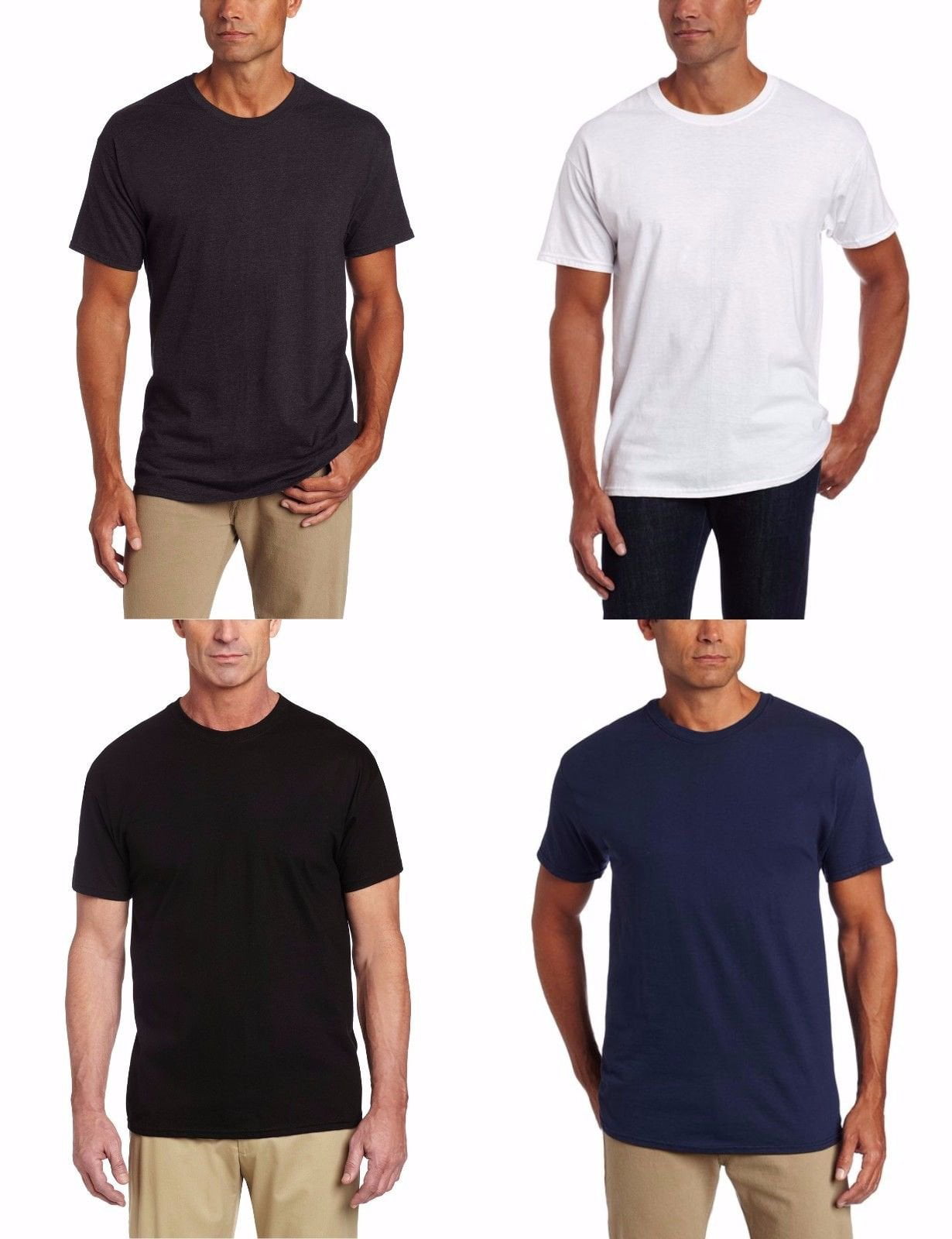 Hanes - Hanes Men's Ultimate X-Temp Crew-Neck Soft Breathable T-shirts ...