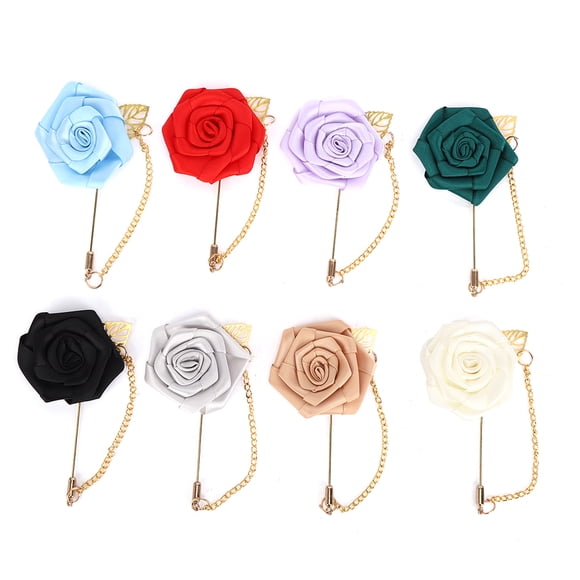 Delaman Broche, 8Pcs 3.74x2.36in Broche Pratique Broche en Métal Durable Broche De Fleur Durable pour Dedding, Décoration Intérieure