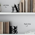 thumbnail image 4 of Glowneon Personalized Alphabet Bookend Metal Art, Last Name Book Ends, 4 of 5