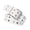 White, variant on MultiPurpose Punk Star Studded Waist Belt For Women Men Unisex Wide Waiststrap