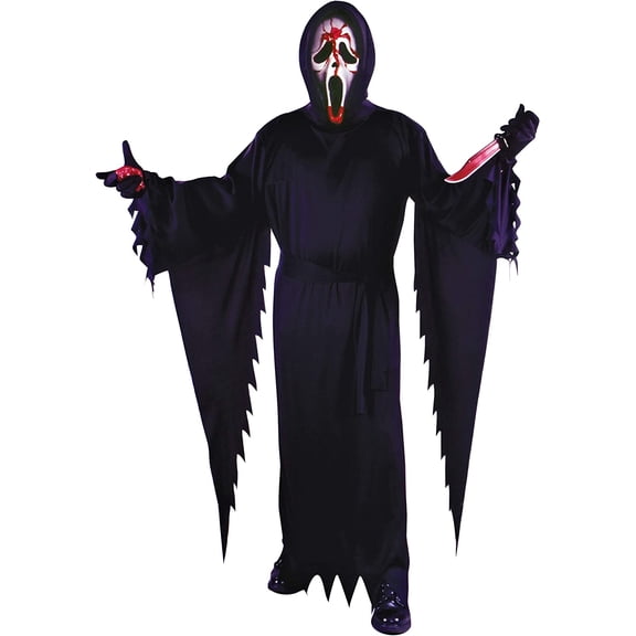 Fun World Adult Bleeding Ghost Face Costume Medium
