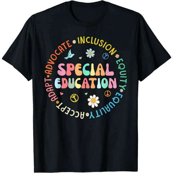Special Education Back To School Teacher T-Shirt,Black